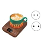 Coffee Mug Warmer, Auto On/Off Upgrade -Induction Mug Warmer For Desk With 9 Temperature Settings,1-9 Timer US Plug Easy To Use 1