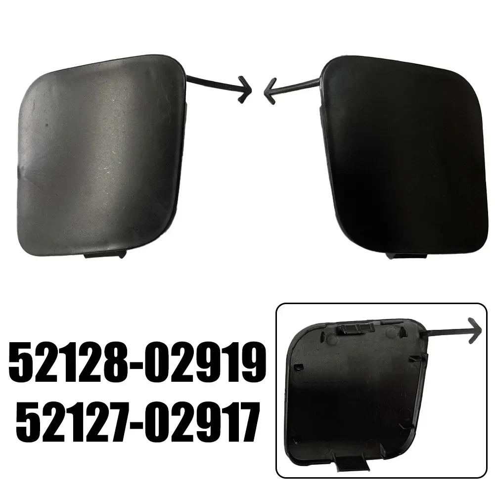 Replacement Installation Front Pair Bumper Tow Cover for Toyota Auris Number 52128 02919 52127 02927