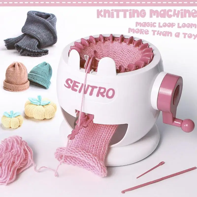 

New Knitting Machine 22 Needles Smart Knitting Machine Adults Kids DIY Knitting Machine For Knitting Scarves/Hats/Sweaters/Glove