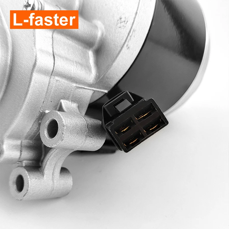 24V 350W 저속 전기 브러시드 기어 모터(전자기 브레이크 포함) 44mm 더 긴 샤프트 직경 17mm