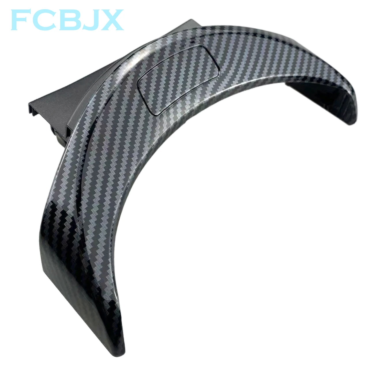 

FCBJX Carbon Fiber Front Console Cover Compatible with Mercedes-Benz C200 C260 C300 C43 C63 GLC300 GLC63 2015 -2020