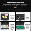 Hard Side Briefcases Aluminum Document Case with Handle Design Built-in Sponge Truck Storage Organizer Chest With Security Lock 4