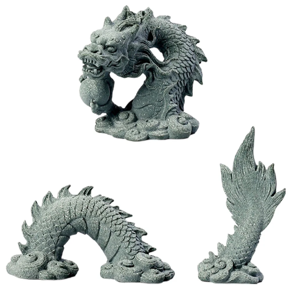 

Fish Tank Decorations Chinoiserie Ornaments Decorative Dragon Figurine Crafts Office Desk Tabletop Chinese Synthetic Resin