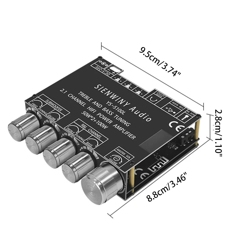 10 Pezzi Scheda Ricevitore Bluetooth 5.0 - Amplificatore Audio Digitale DC 5V