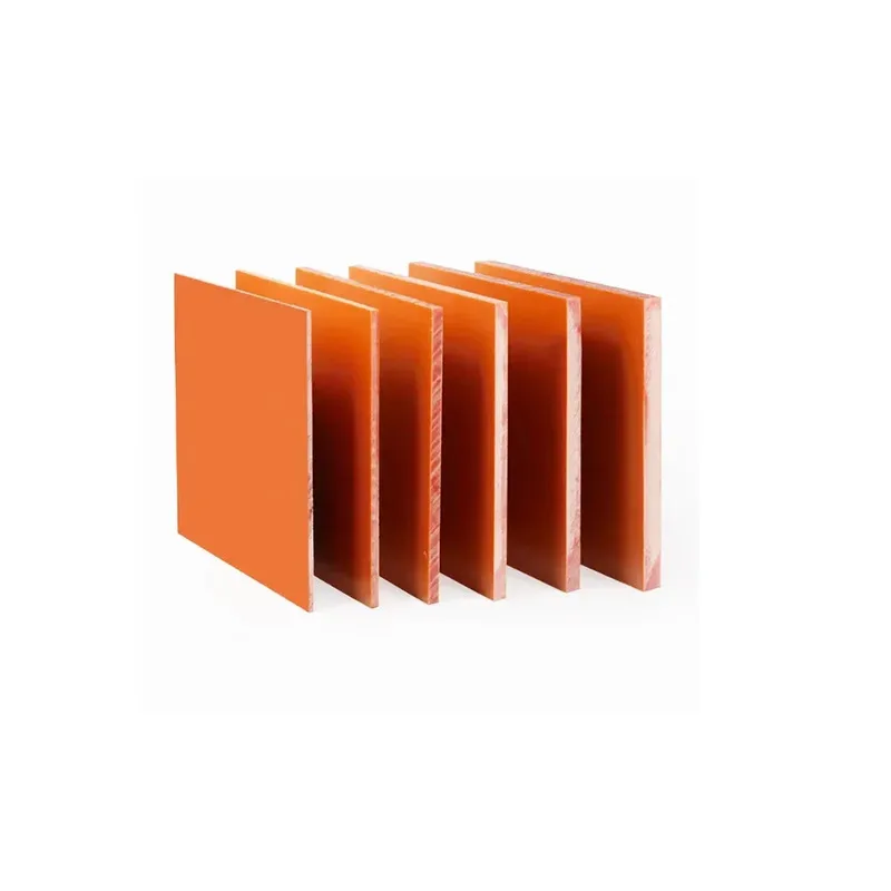 Elektrische Holzplatte in Orange-Rot, Hochtemperaturbeständig für Isolierung & Vorrichtungen