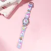 New Style CHILDREN'S Watch Love Rainbow Pony Kid Quartz Watch Plastic Strap 4