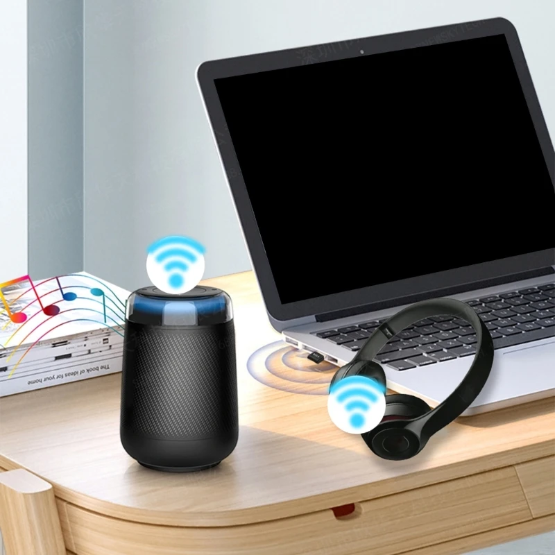 

USB Bluetooth-совместимый адаптер 5,4 для ПК, портативного компьютера, настольного компьютера BT5.4, приемник для беспроводной