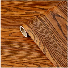 

Imitation Wood Grain Wallpaper Self-adhesive Waterproof PVC Boeing Paste 60CM Wide Wardrobe Door Desktop Decoration Decoration