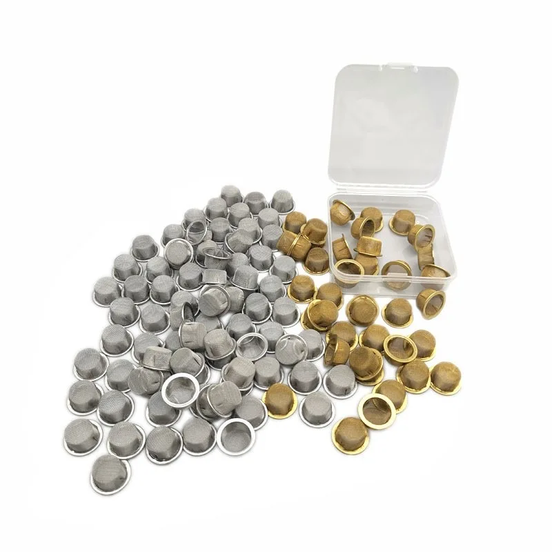 10/20/50Pcs 16mm Diameter Screen Stainless steel Mesh Pipe Filter Tobacco Smoking Pipe Metal Filter Replaceable Accessories smoking accessories tobacco pipe tobacco smoking accessories smoking pipe filters herb smoking pipe smoking pipe