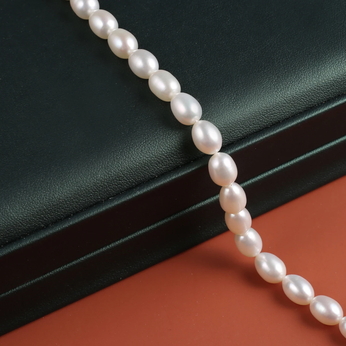 Natural Pearl Rice-Shaped Beads Exquisite Shape Elegant Appearance For DIY Jewelry Making Handmade Bracelet Necklace Length 36cm