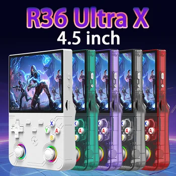 Nuova Console Portatile R36 Ultra X per Videogiochi Retrò, Schermo IPS, 128GB di Giochi Preinstallati, Lettore Tascabile con Sistema Linux