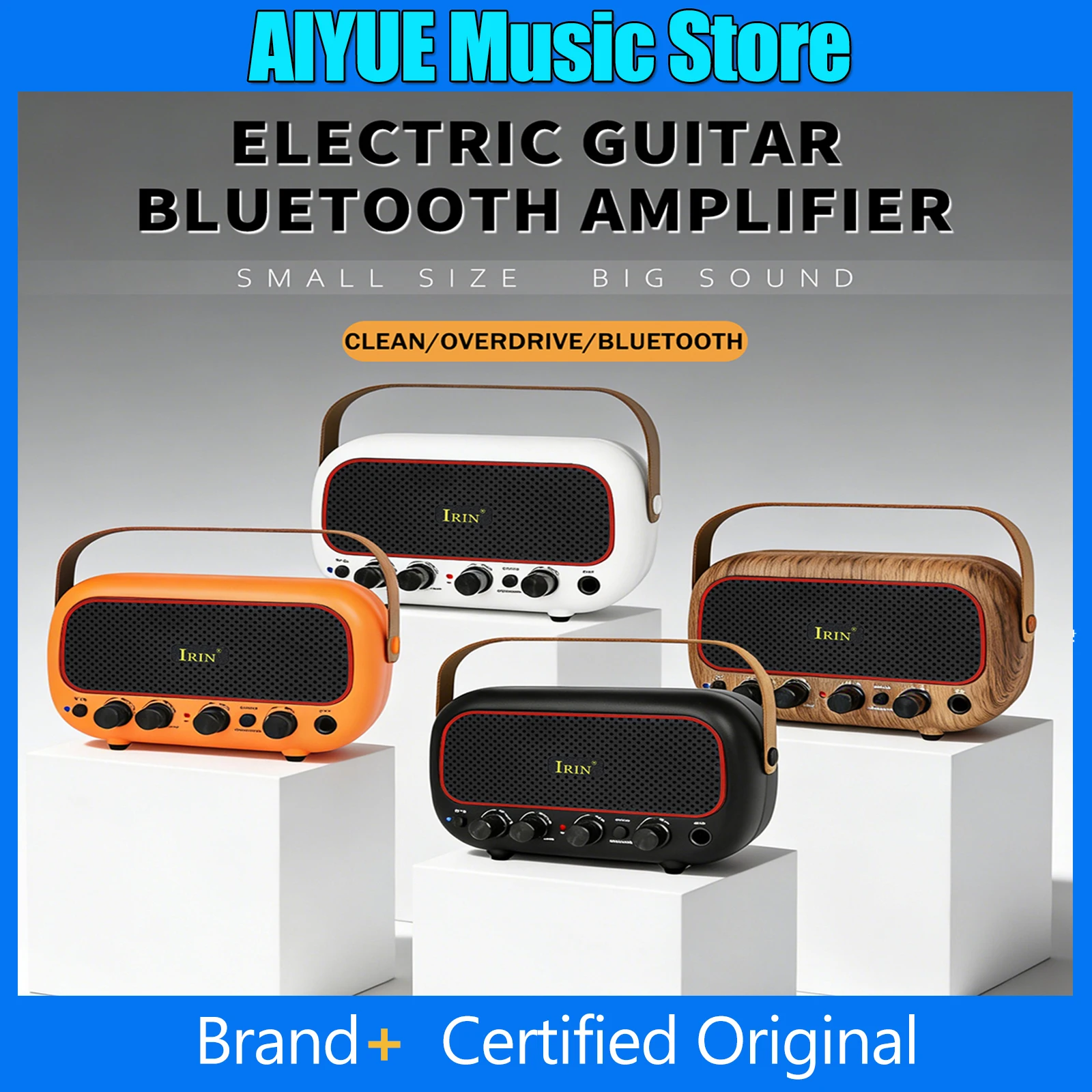 IRIN Amplifier MY-01 Bluetooth Audio AMP Portable Speaker Electric Guitar Mini Amplifier 5W Output Guitar Parts