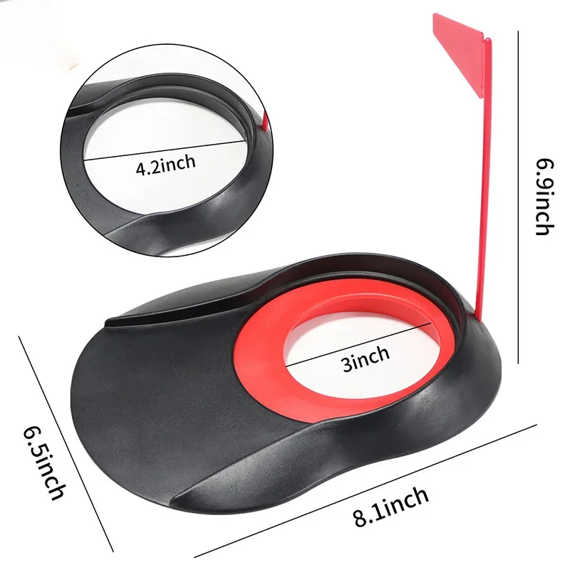 Golf Putter Trainer Universal Kids Adults Golf Training Products Hole Simulator Indoor Outdoor Accessories 2