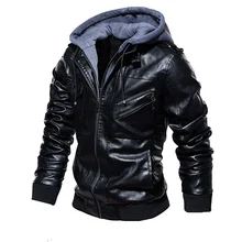 

Mens Leather Jackets Winter 2022 New Casual Motorcycle PU Jacket Biker Leather Coats European Windbreaker Genuine Leather