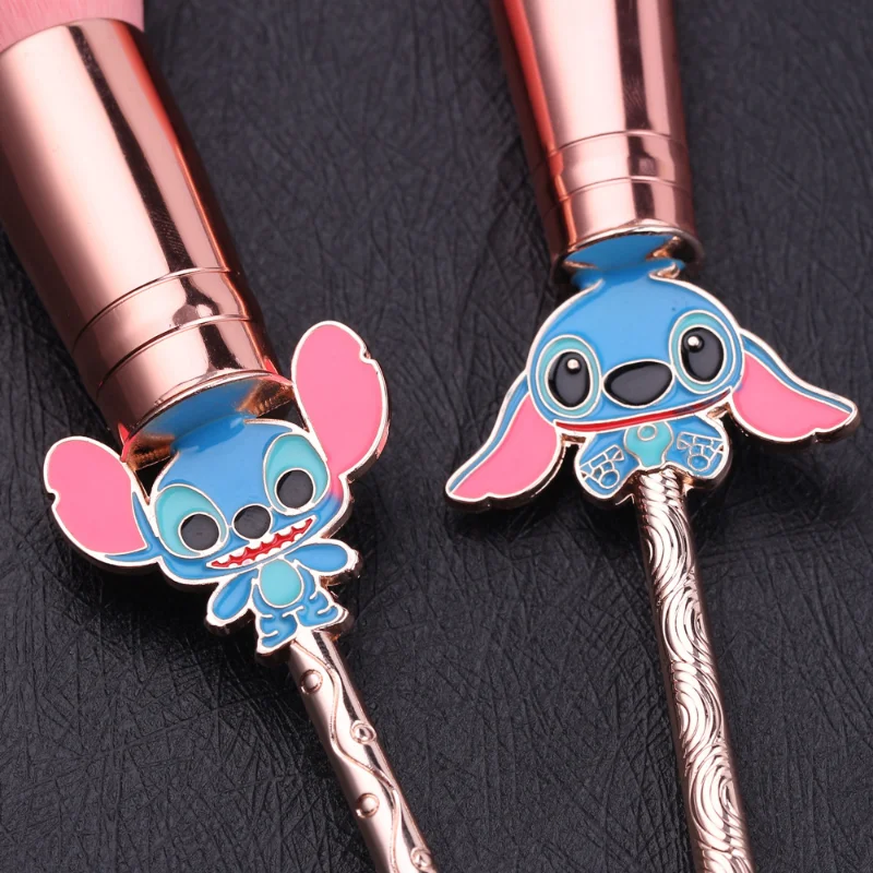 Disney-ensemble De Pinceaux De Maquillage Stitch, Poudre Cosmétique, Fard À  Barrage, Fond De Teint, Mélange De Blush, Pinceau De Maquillage De Beauté -  Action & Figurines - AliExpress