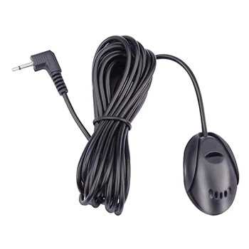 Microfono esterno per auto da 3,5 mm — Adattatore GPS per autoradio stereo con microfono compatibile con Bluetooth per cruscotto o visiera parasole