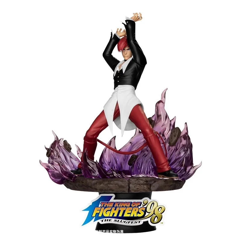 

Goods in Stock 100% Original BEAST KINGDOM DS-044 IORI YAGAMI Game Character Model Movable Doll Art Collection Holiday Gift
