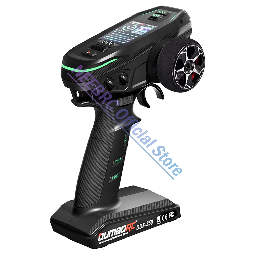 DumboRC DDF-350 10-Channel 2.4GHz FHSS Radio System For RC Cars