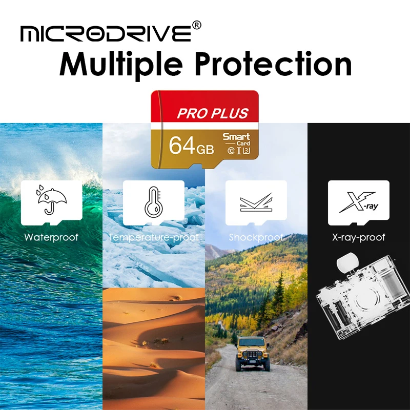 마이크로 tf SD 카드, U3 128GB 플래시 카드, 메모리 카드, 4GB, 8GB, 16GB, 32GB, 64GB, 4K 울트라 HD TF 카드, 오리지널