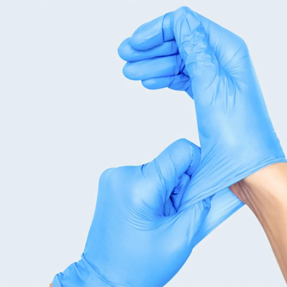 Disposable PVC Latex Nitrile Rubber Gloves Kitchen Dishwashing Home Work Waterproof Left And Right Hand Universal Gloves