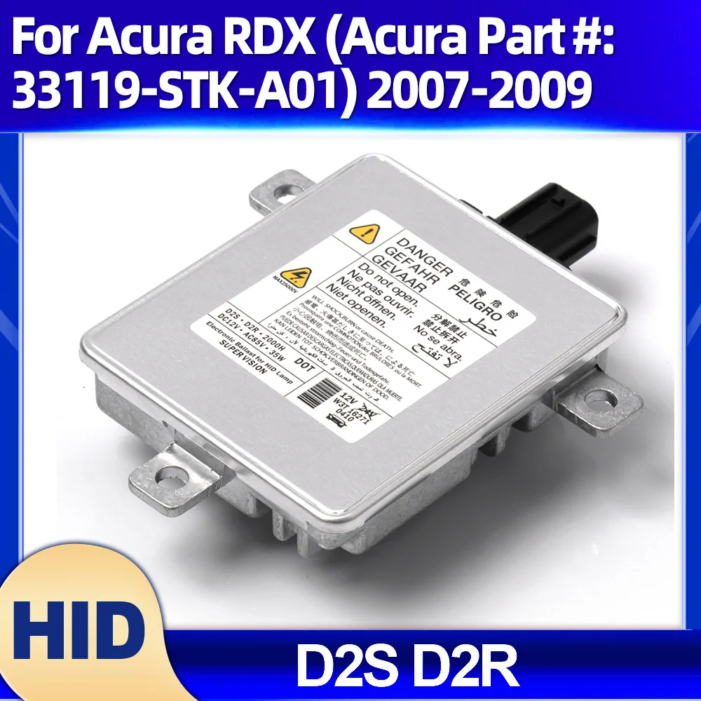 

Xenon Headlight Ballast Driver Module OEM W3T16271 HID Lights Ballast For Acura RDX (Acura Part #: 33119-STK-A01) 2007 2008 2009