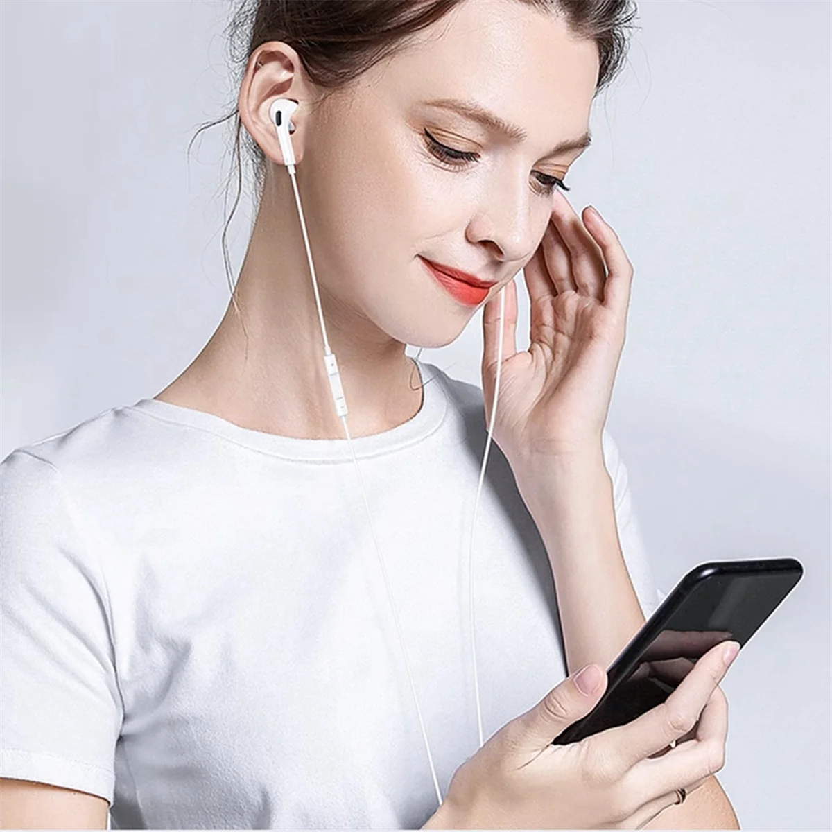 Headphone Cable Converter USB C Male to 8-Pin Female Audio Adapter for IPhone 15 IPad MacBook Type C Mobile Phone