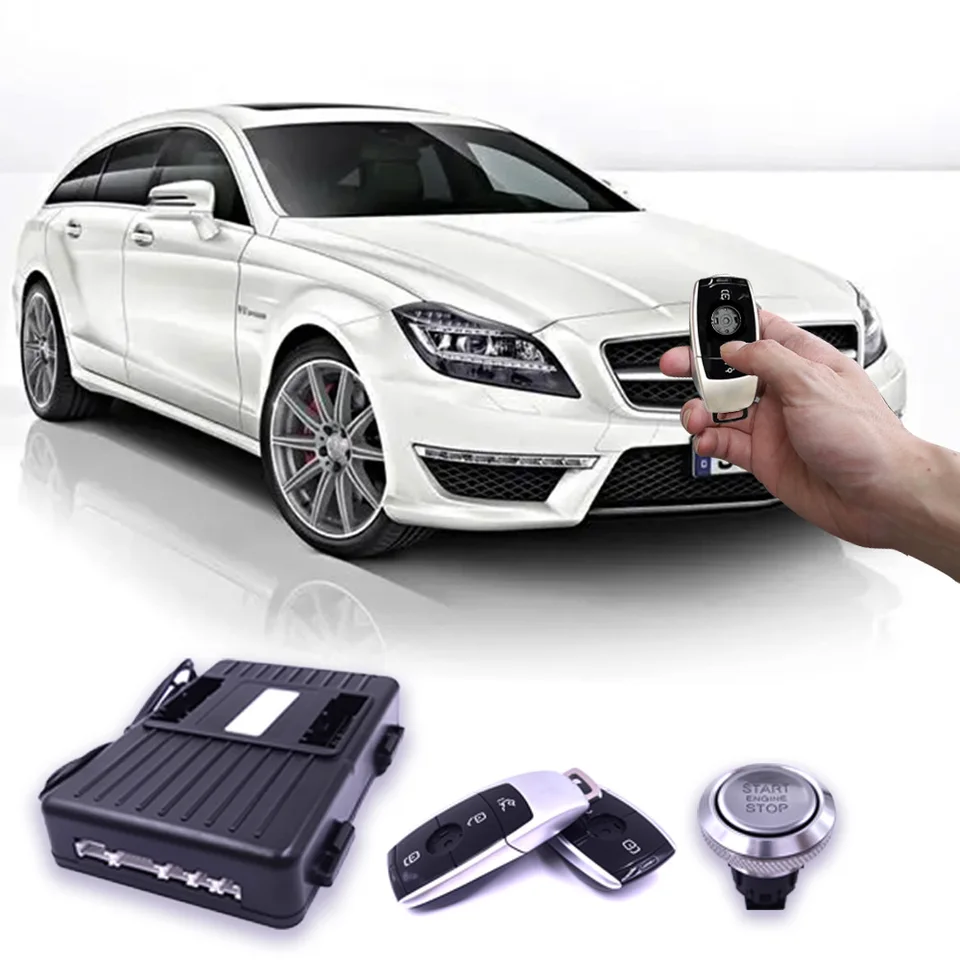 Mercedes Retrofit. Installation Smart START/STOP Button & KEYLESS-GO  Function on Mercedes-Benz FBS4 