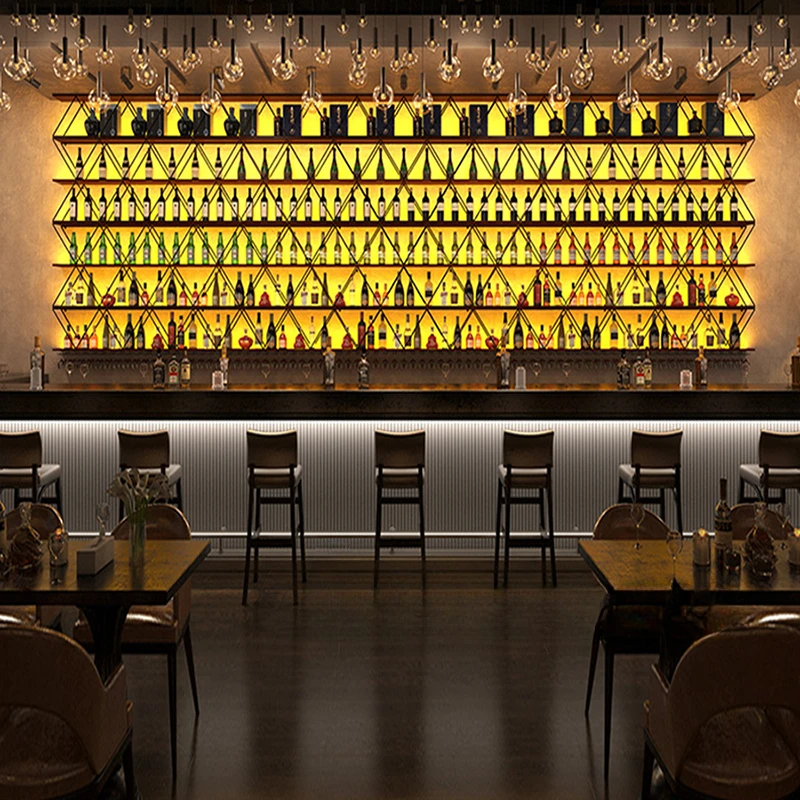 Furniture For Wines Bar Stool Shelf Wall Mounted Mini Liquors Set Wine Modern Corner Fire Extinguisher Novelty Storage Outside