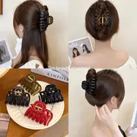 New Design Top Grade Pumpkin Hair Claw Clip For Women Sweet Hair Ornament Back Long Hair Hold Headband Hairpin Hair Accessories
