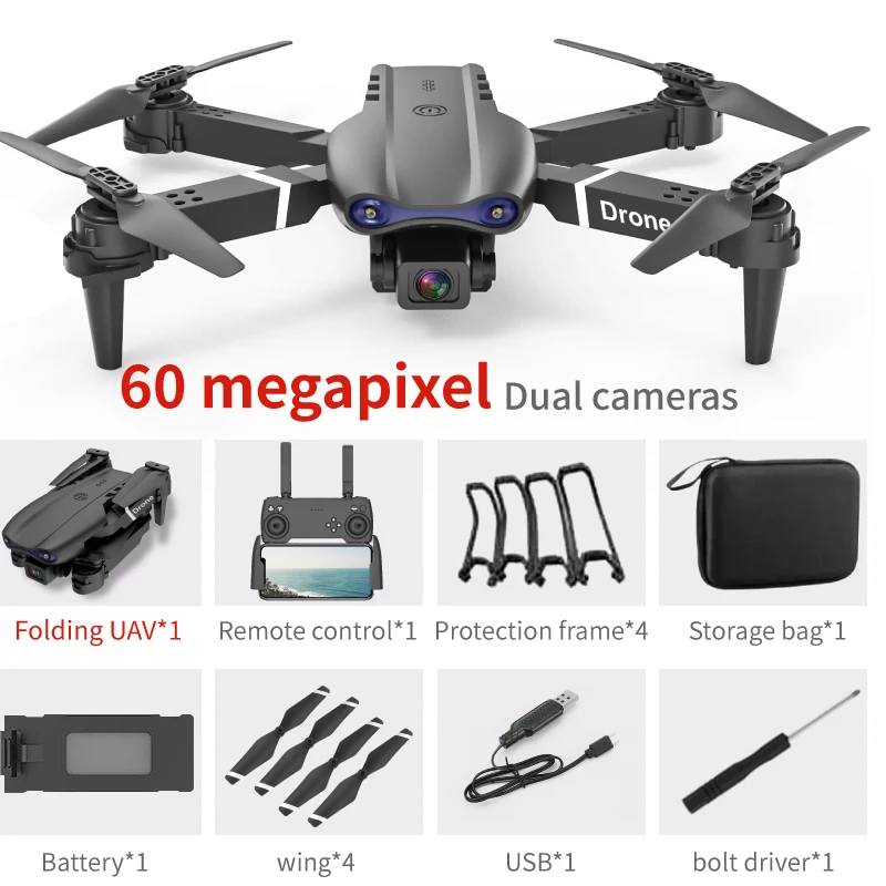 ตัวเลือกสินค้า โดรน 4K เลเซอร์หลีกเลี่ยงอุปสรรค GPS กลับบ้านอัตโนมัติ