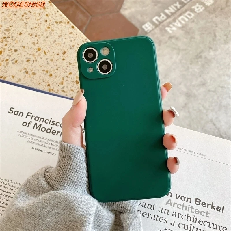 Luxurious Liquid Silicone Soft Thin Phone Case Cover