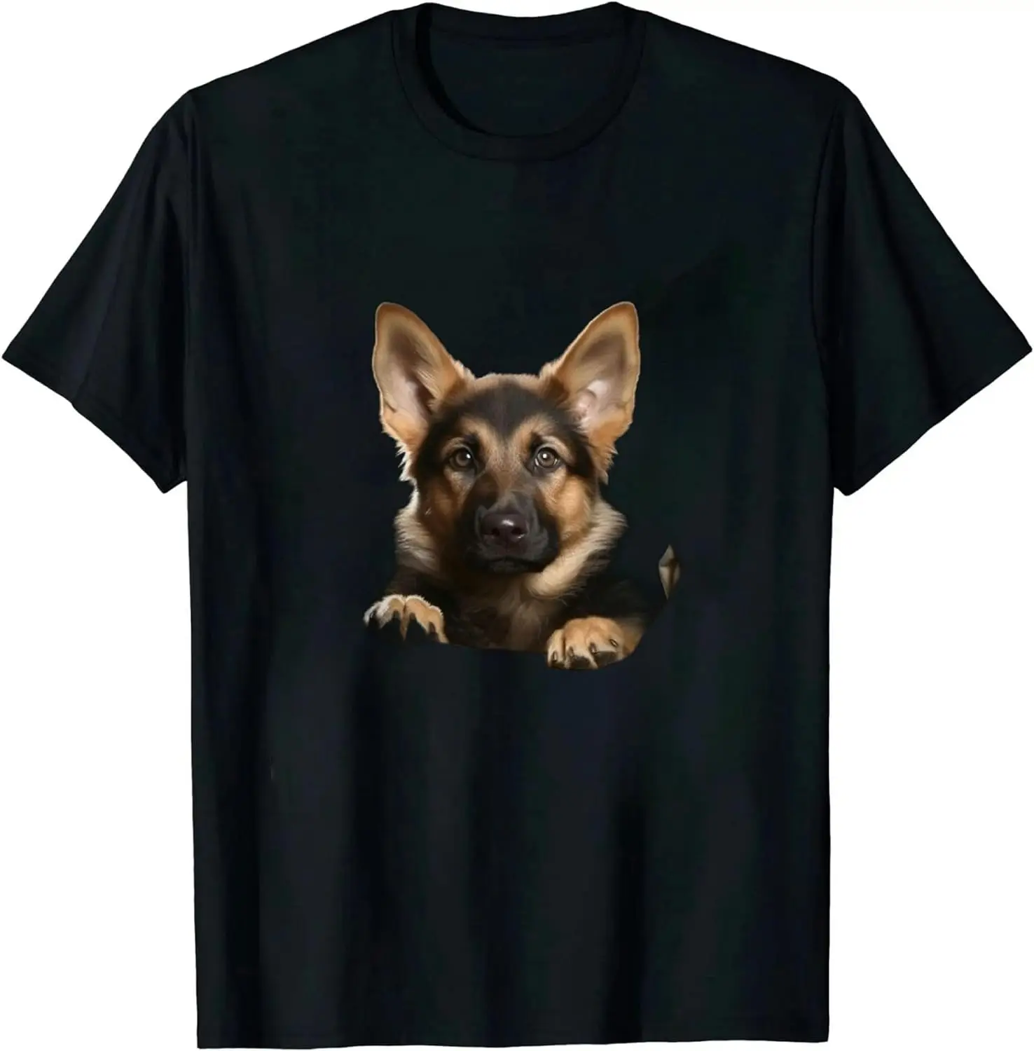 

German Shepherd in Pocket Funny Dog Lover Gifts T-Shirt