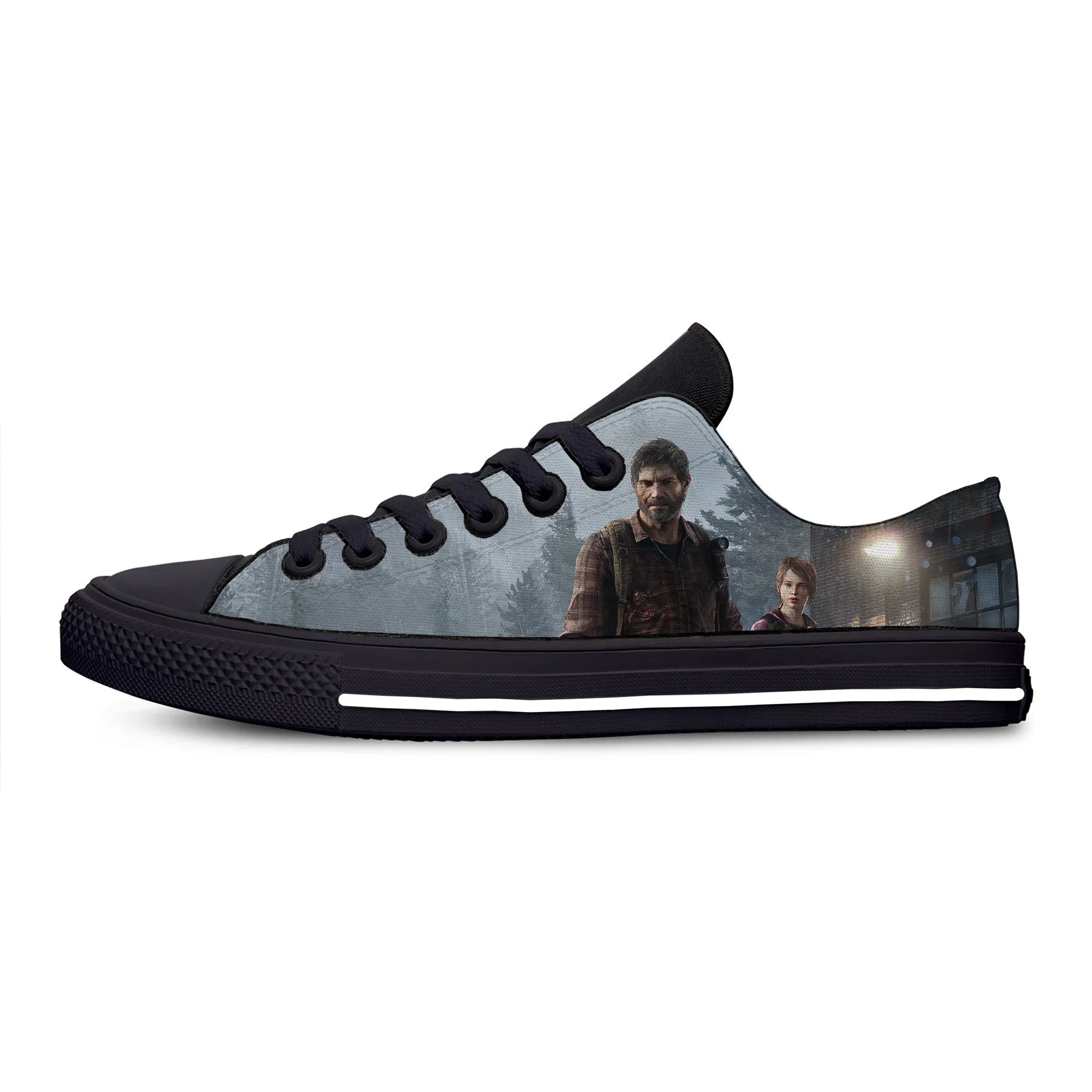 Video Game The Last of Us Hot Fashion Funny Casual Shoes Low Top Lightweight Breathable Board Shoes Men Women Classic Sneakers