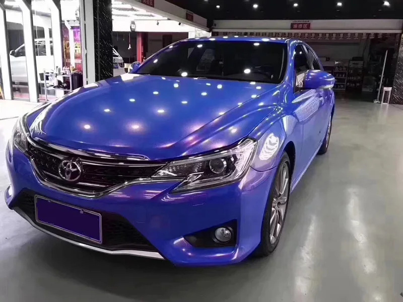 

Глянцевая блестящая синяя красная виниловая пленка с бриллиантами, пленка-хамелеон, автомобильная пленка, пин-рулон, фольга, клейкая пленка для отпускания воздуха