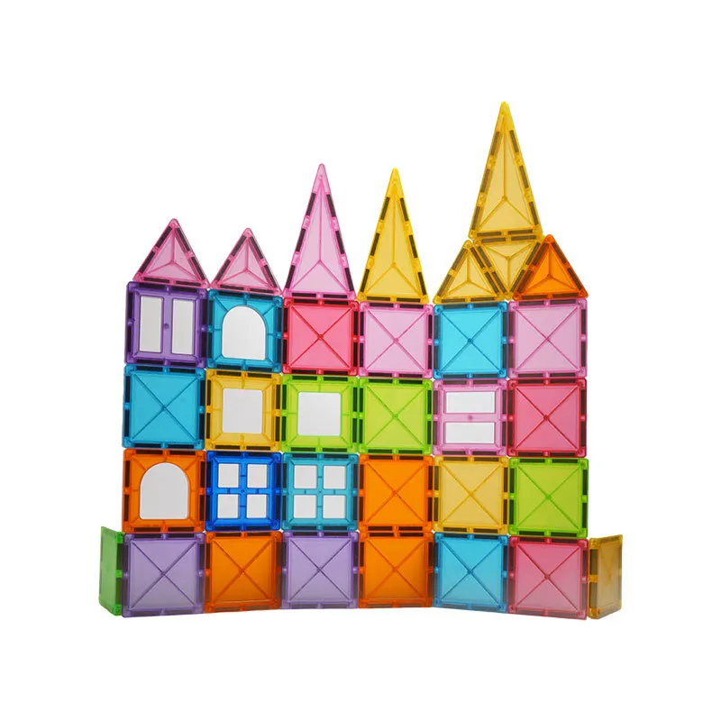 Magnetic Tiles Magnetic Toys for Boys Girls Blocks Building Set for Toddlers Educational Toys Kids DIY Montessori Gifts