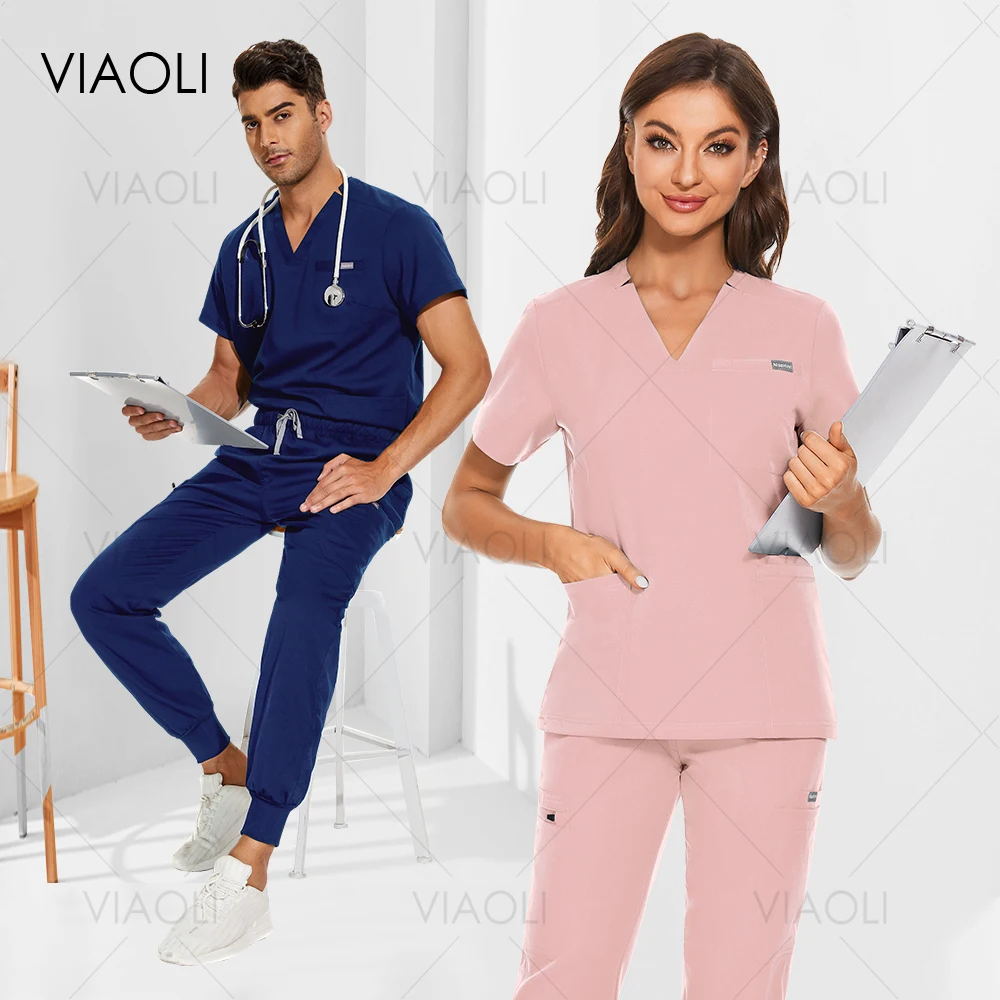 

Hospital Work Uniforms Pediatric Healthcare Pharmacy Scrub Medical Sets High-quality Workwear Veterinary Dentist Nursing Uniform