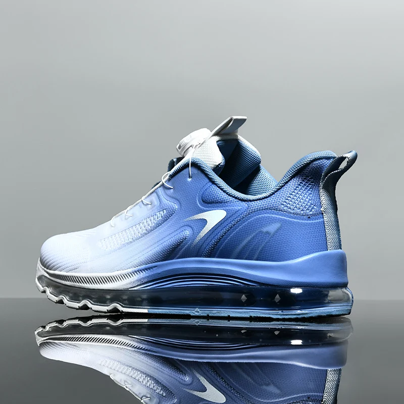 أحذية ركض فاخرة جيدة التهوية للرجال ، أحذية رياضية كاجوال للذكور ، مدرب تنس ، أحذية بدون كعب على الموضة للسباق