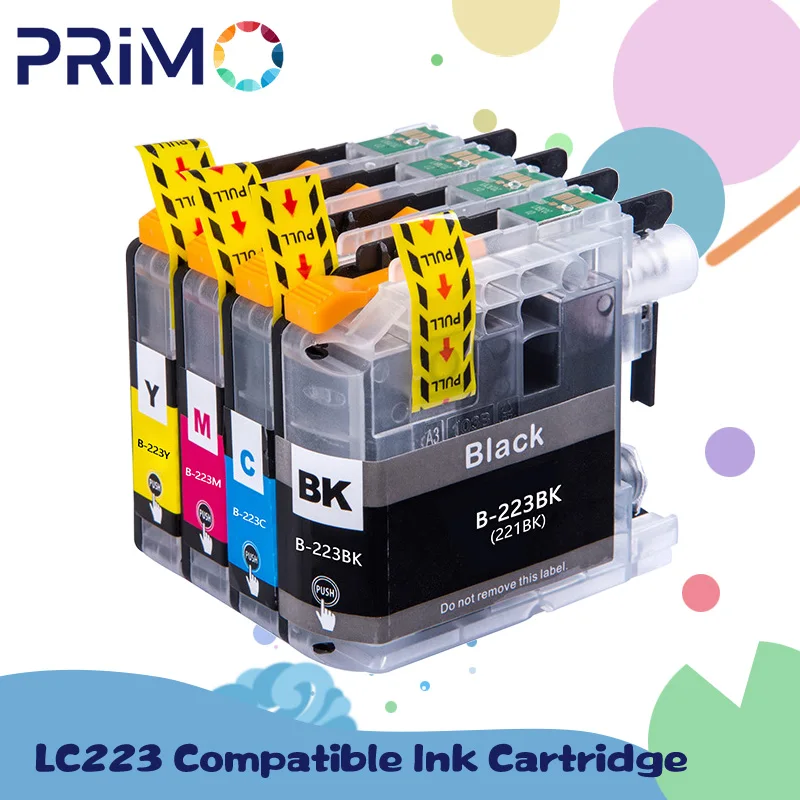 

LC223 LC221 LC 223 Compatible Ink Cartridge For Brother DCP-J562DW J4120DW MFC-J480DW J680DW J880DW J4420DW J4620DW J5320DW