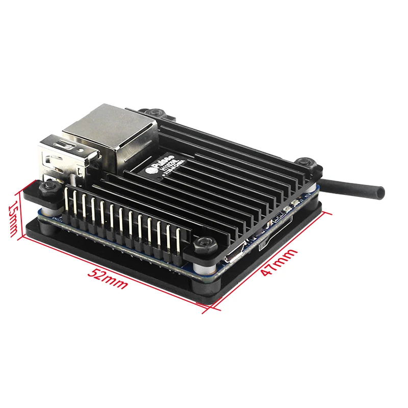 Orange Pi Zero 2 Aluminum Alloy Case Armored Shell Passive Heat Dissipation Prot