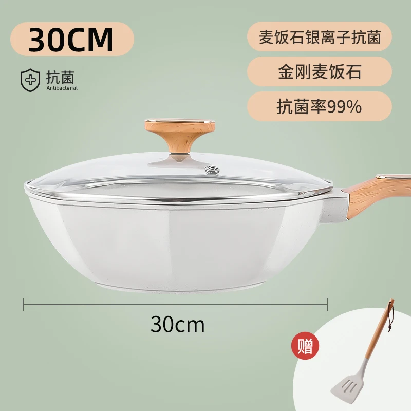 Nonstick Divided Grill Pan Maifan Stone Coating Stove Top Sectional Skillet  Maifan Stone Coating Multifunctional Kitchen Gadget - AliExpress