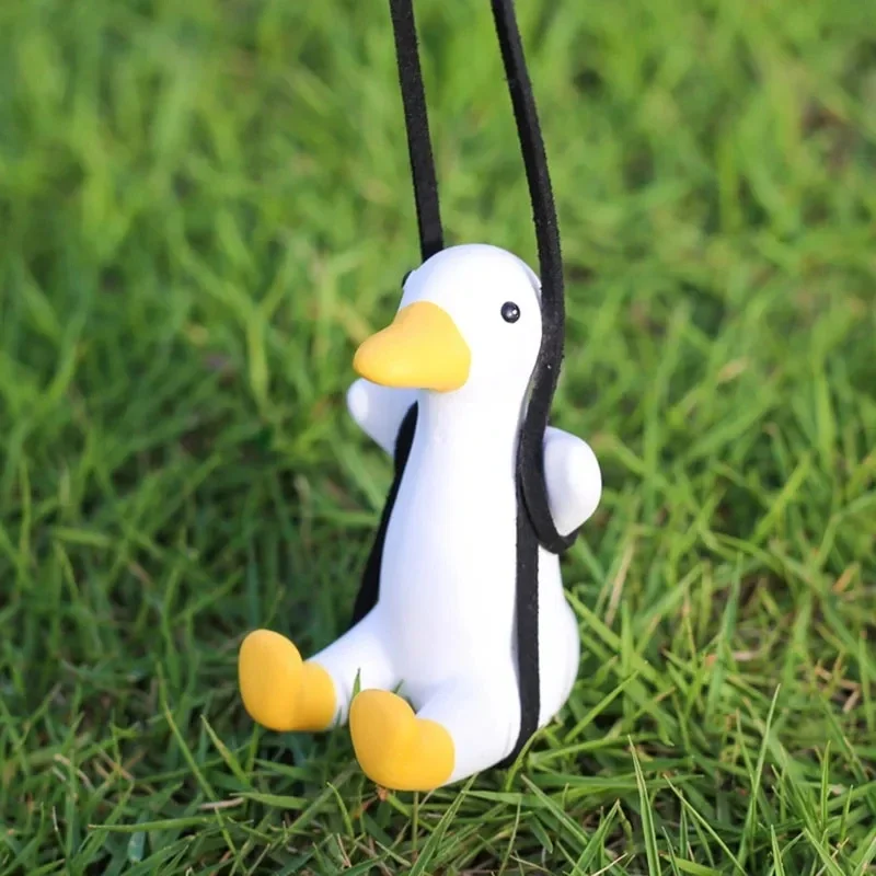 Swinging Duck Car Ornament - Cute and Funny Interior Hanging Decoration