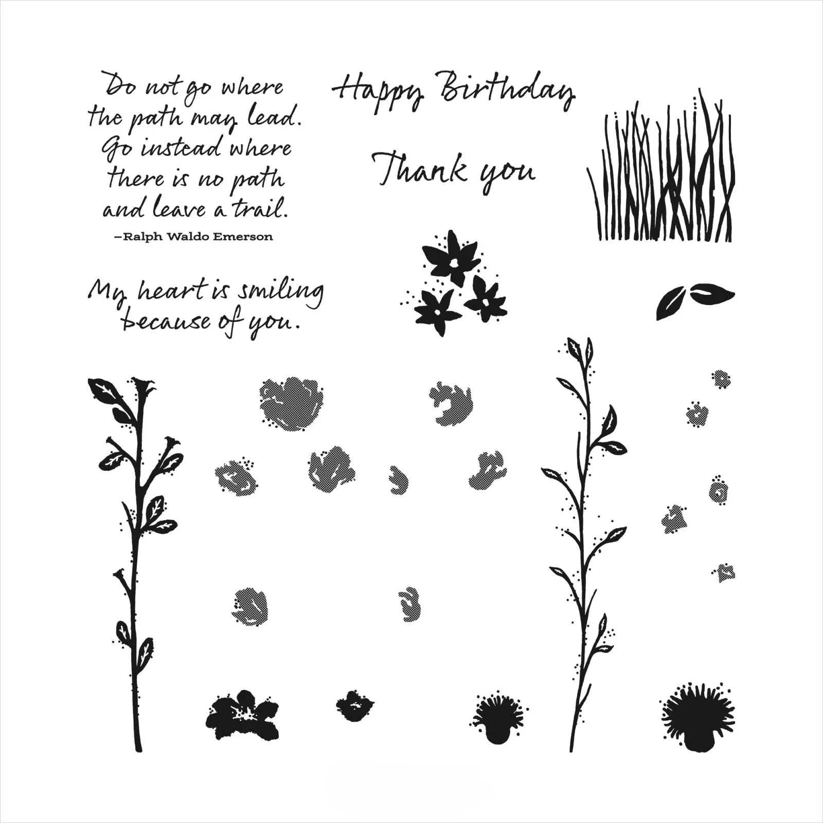

Wildflowers Clear Stamps for Cut Making Scrapbook Craft Decoration Embossing Template DIY Greeting Card Handmade New Arrivals