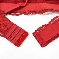 Varsbaby Ensembles de soutien-gorge en dentelle pour femme Soutien-gorge non rembourré Bas jarretelles Sous-vêtements d'été Lingerie sexy 5