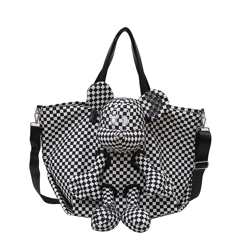 

Large Capacity Nylon Women's Shoulder Bag Luxury Designer Brand Crossbody Bag Fashion Ladies Shopping Casual Tote Bag Handbag