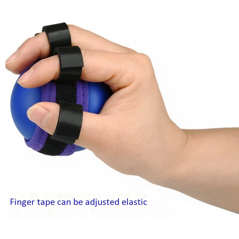 2X Hand Grip PU Ball Finger Practice Hemiplegia Exercise Muscle Power Rubber Rehabilitation Training Gripper