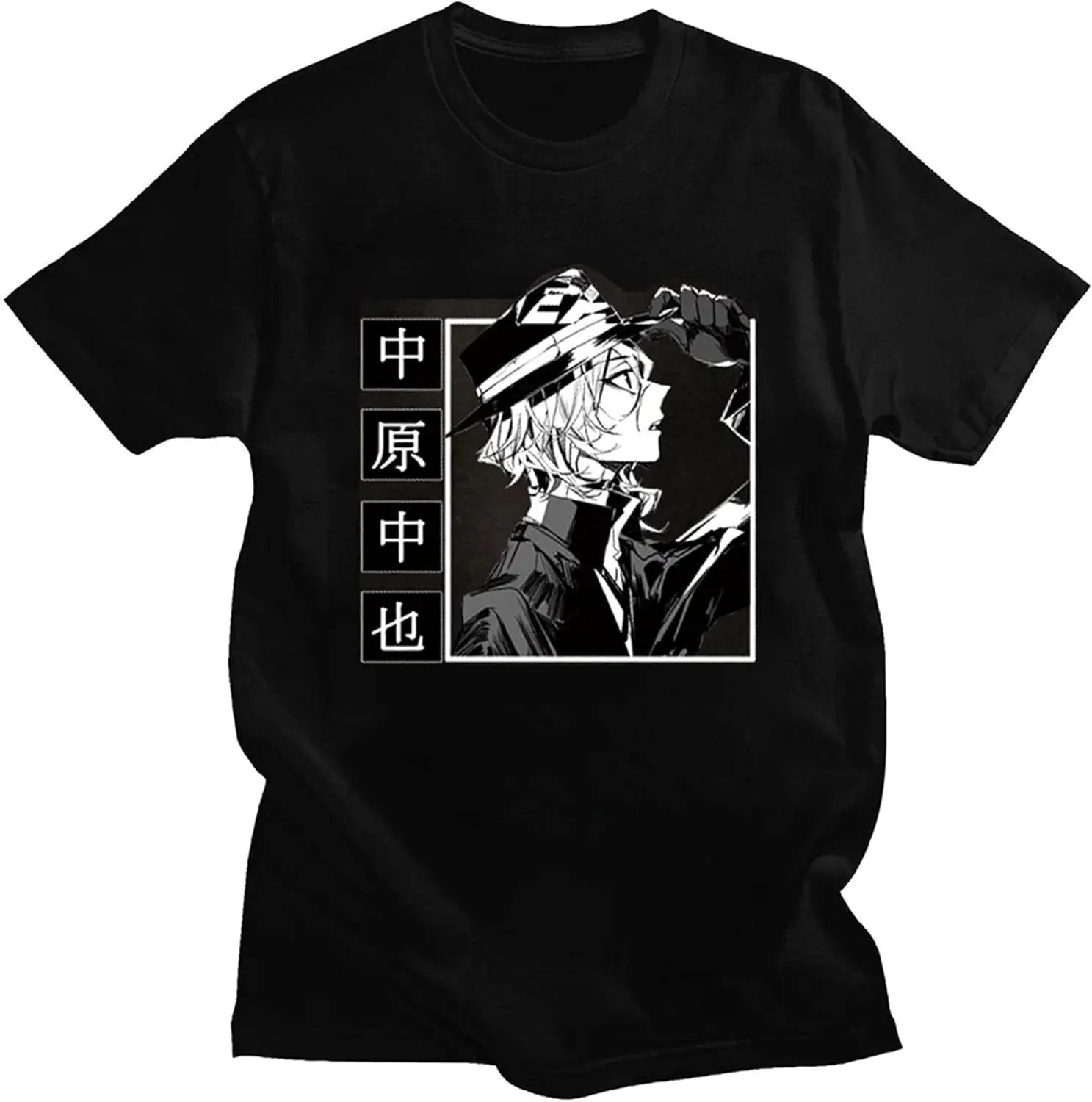 

Anime Bungo Stray Dogs T-Shirt Dazai Osamu T-Shirt Men Women Summer Casual Short Sleeve Tops
