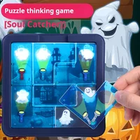 Children Exercise Logical Thinking Puzzle Toy Ghost Clearance Board Game Portable Brain Catcher Small Strange Spirit Animal 1