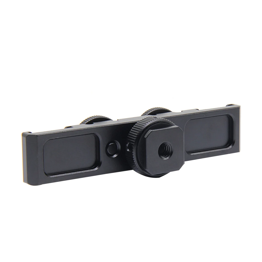 Double Cold Hot Shoe Adapter Mount Extension Holder Video Bracket for Canon for