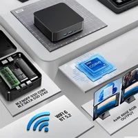 NOUVEAU MINI PC Windows 11 Intel Core i9 10980HK/intel N150 16 Go de RAM 1 To SSD WIFI 6 BT5.2 4K HD Mini PC de jeu, bureau et étude 2