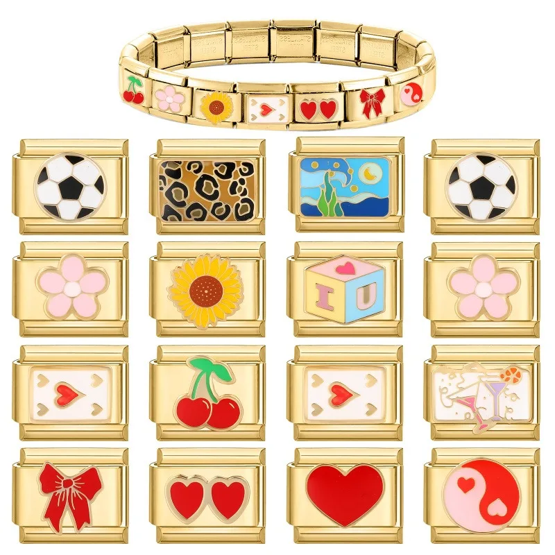 Gold Modular Bracelet DIY Making